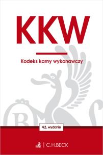 Okładka książki KKW. Kodeks karny wykonawczy wyd. 42