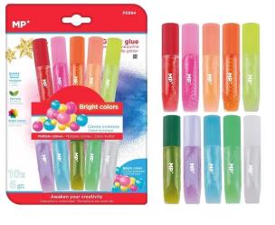 Opakowanie Klej brokatowy w płynie 10 kolorów