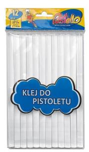 Klej do pistoletu 11mmx20cm 12szt. Wydawca: Alfa Pastello. Multiszop.pl Opakowanie Klej do pistoletu 11mmx20cm 12szt