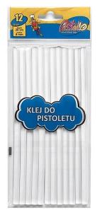Klej do pistoletu 7,4mmx20cm 12szt. Wydawca: Alfa Pastello. Multiszop.pl Opakowanie Klej do pistoletu 7,4mmx20cm 12szt