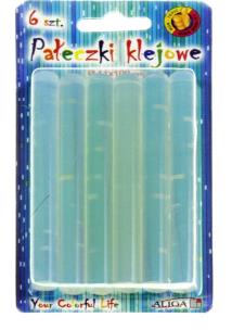 Opakowanie Klej do pistoletu na gorąco bezbarwny 6szt 11mm