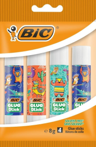 Opakowanie Klej Glue Stick ECOlustions Decor 8g 4szt