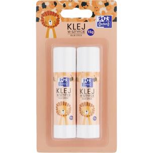 Klej w sztyfcie Oxford Kids 15g  2szt.blister. Wydawca: Oxford art pap. Multiszop.pl Opakowanie Klej w sztyfcie Oxford Kids 15g  2szt.blister