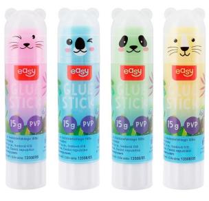 Klej w sztyfcie PVA 15g Zwierzątka (24szt) EASY. Wydawca: Easy Stationery. Multiszop.pl Opakowanie Klej w sztyfcie PVA 15g Zwierzątka (24szt) EASY