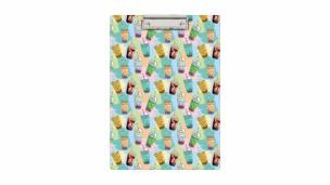 Klip A4 deska bubble tea. Wydawca: biurfol. Multiszop.pl Opakowanie Klip A4 deska bubble tea