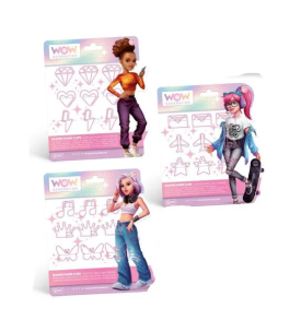 Opakowanie Klipsy do zeszytów WOW 9szt