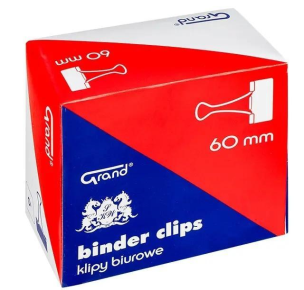 Opakowanie Klipy biurowe 60mm 6szt GRAND
