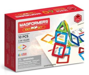 Klocki Idea Pop Set 10el. Wydawca: MAGFORMERS. Multiszop.pl Opakowanie Klocki Idea Pop Set 10el