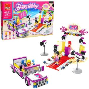 Klocki koncert gwiazdy 322 elementy. Wydawca: Trifox. Multiszop.pl Opakowanie Klocki koncert gwiazdy 322 elementy