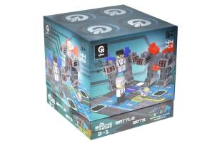 Klocki konstrukcyjne Block&Steps Bitwy robotów. Wydawca: Qbee. Multiszop.pl Opakowanie Klocki konstrukcyjne Block&Steps Bitwy robotów