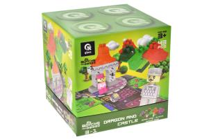 Klocki konstrukcyjne Block&Steps Smok i zamek. Wydawca: Qbee. Multiszop.pl Opakowanie Klocki konstrukcyjne Block&Steps Smok i zamek