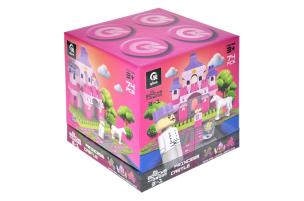 Klocki konstrukcyjne Block&Steps Zamek księżniczki. Wydawca: Qbee. Multiszop.pl Opakowanie Klocki konstrukcyjne Block&Steps Zamek księżniczki