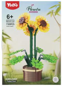 Opakowanie Klocki konstrukcyjne Kwiaty 730 elementów