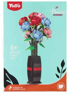 Opakowanie Klocki konstrukcyjne Kwiaty 756 elementów