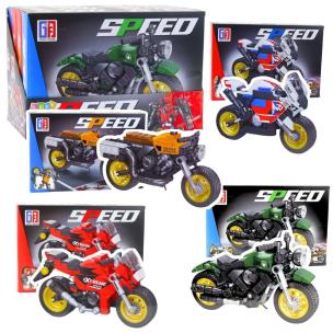 Opakowanie Klocki konstrukcyjne motocykl robot 2w1 MIX