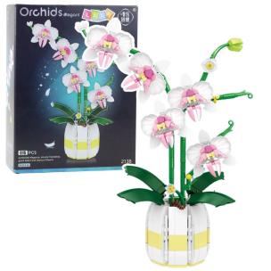 Opakowanie Klocki konstrukcyjne orchidea storczyk 616el