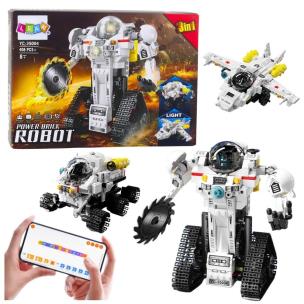 Klocki konstrukcyjne robot kosmiczny 3w1 408el. Wydawca: Leantoys. Multiszop.pl Opakowanie Klocki konstrukcyjne robot kosmiczny 3w1 408el