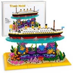 Opakowanie Klocki konstrukcyjne Statek Titanic 3892el