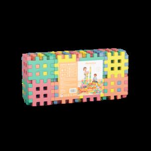 Opakowanie Klocki Konstrukcyjne Waffle Kostka 48 elementy Pastelowe 909881