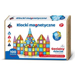 Opakowanie Klocki magnetyczne 100 elementów