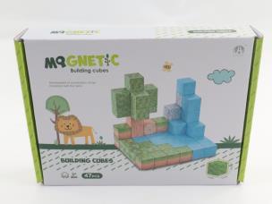 Opakowanie Klocki magnetyczne kostki 3D 47el
