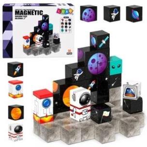 Opakowanie Klocki magnetyczne kostki Kosmos 3D 50el
