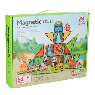 Opakowanie Klocki magnetyczne Zoo 52 elementy