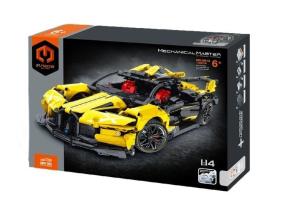 Opakowanie Klocki Model 1:14 Auto żółte 1103el