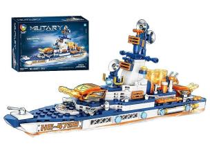 Opakowanie Klocki - Okręt wojenny