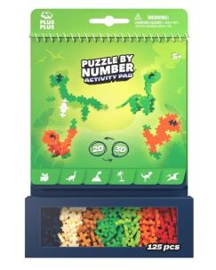 Opakowanie Klocki Plus-Plus puzzle by number dinozaury 125el