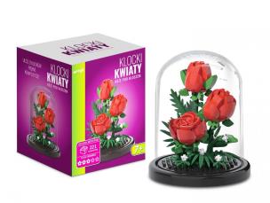 Opakowanie Klocki pod kloszem róże