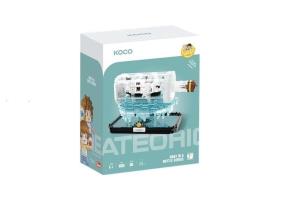 Opakowanie Klocki Statek w butelce 964el