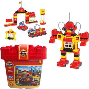 Opakowanie Klocki straż pożarna 85el