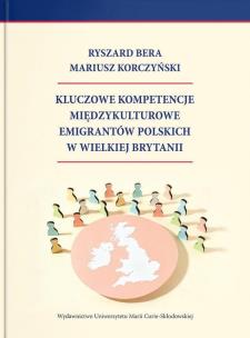 Okładka książki Kluczowe kompetencje międzykulturowe emigrantów...