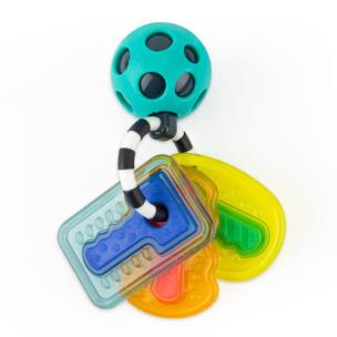 Opakowanie Kluczyki, zabawka sensoryczna, multikolor, 0 m+, Sassy