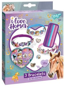 Kocham Konie 3 bransoletki oraz 18 charmsów. Wydawca: ANTELLA. Multiszop.pl Opakowanie Kocham Konie 3 bransoletki oraz 18 charmsów