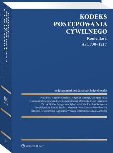 Okładka książki Kodeks postępowania cywilnego. Komentarz. Art. 730–1217