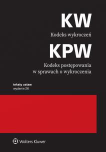 Opakowanie Kodeks wykroczeń. Kodeks postępowania w sprawach o wykroczenia