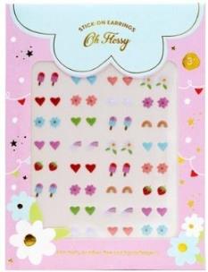 Opakowanie Kolczyki samoprzylepne dla dzieci 30 wzorów