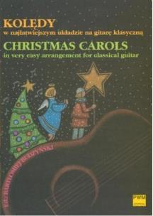 Okładka książki Kolędy w najłatwiejszym układzie na gitarę...