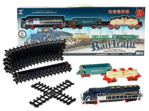 Opakowanie Kolejka na baterie tor ósemka światło dźwięk