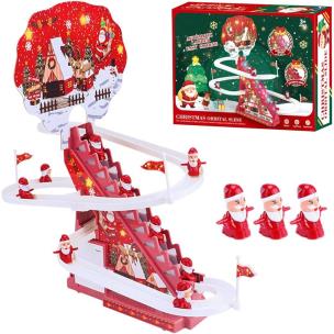 Opakowanie Kolejka świąteczna zjeżdżalnia mikołaje