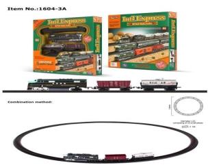 Kolejka z dźwiękiem i światłem. Wydawca: Ciuciubabka. Multiszop.pl Opakowanie Kolejka z dźwiękiem i światłem