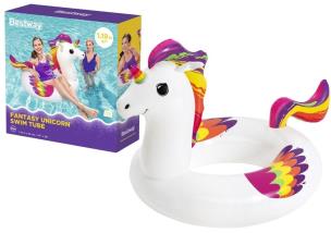 Koło dmuchane do pływania jednorożec 119x91cm. Wydawca: Bestway. Multiszop.pl Opakowanie Koło dmuchane do pływania jednorożec 119x91cm