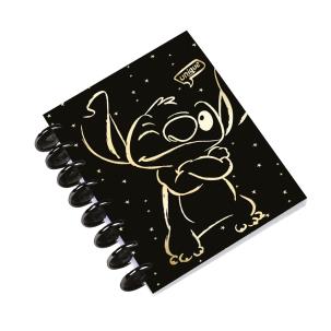 Kołobrulion A5 Disney Gold Stitch big ring 100 kartek wzór 2. Wydawca: Patio. Multiszop.pl Opakowanie Kołobrulion A5 Disney Gold Stitch big ring 100 kartek wzór 2