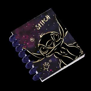 Kołobrulion B5 Disney Gold Stitch Big Ring 100 kartek wzór 2. Wydawca: Patio. Multiszop.pl Opakowanie Kołobrulion B5 Disney Gold Stitch Big Ring 100 kartek wzór 2