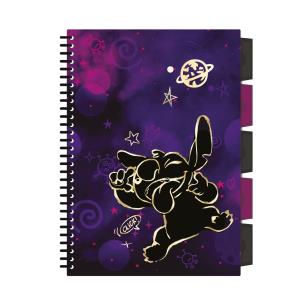 Kołobrulion B5 Disney Gold  Stitch project book 100 kartek wzór 2. Wydawca: Patio. Multiszop.pl Opakowanie Kołobrulion B5 Disney Gold  Stitch project book 100 kartek wzór 2