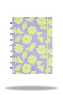 Opakowanie Kołobrulion B5 Flores Lila z gumką 100 kartek