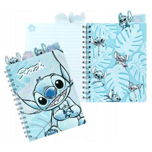 Kołonotatnik A5 z przekładkami Lilo i Stitch. Wydawca: Cass Film. Multiszop.pl Opakowanie Kołonotatnik A5 z przekładkami Lilo i Stitch