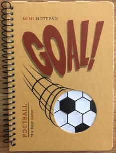 Opakowanie Kołonotatnik B6/80K kratka kraft Piłka nożna